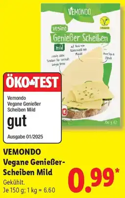 Lidl VEMONDO Vegane Genießer Scheiben Mild Angebot