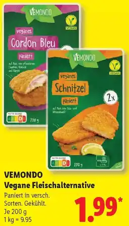 Lidl VEMONDO Vegane Fleischalternative Angebot