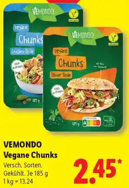 Lidl VEMONDO Vegane Chunks Angebot