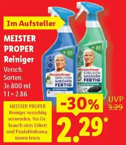 Lidl MEISTER PROPER Reiniger Angebot