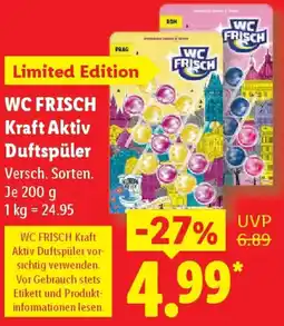 Lidl WC FRISCH Kraft Aktiv Duftspüler Angebot