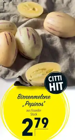 CITTI Markt Birnenmelone „Pepinos" Angebot