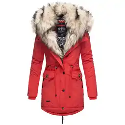 Netto Marken-Discount NAVAHOO Damen Wintermantel Dicker Winterparka mit 2 Kunstpelz-Kapuzen Sweety Angebot