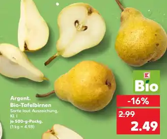 Kaufland Bio-Tafelbirnen Angebot