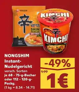 Kaufland NONGSHIM Instant Nudelgericht Angebot