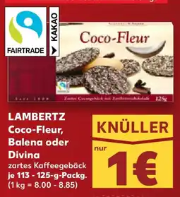 Kaufland LAMBERTZ Coco-Fleur, Balena oder Divina Angebot