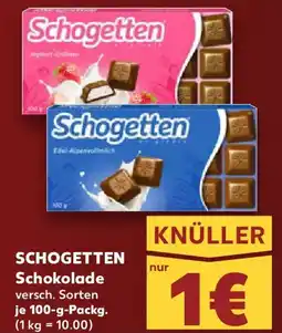 Kaufland Schogetten Schokolade Angebot