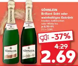 Kaufland SÖHNLEIN Brillant Sekt oder weinhaltiges Getränk Angebot
