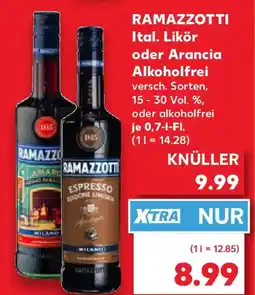 Kaufland RAMAZZOTTI Ital. Likör oder Arancia Alkoholfrei Angebot