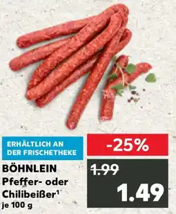 Kaufland BÖHNLEIN Pfeffer- oder Chilibeißer Angebot