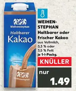 Kaufland Weihenstephan Angebot