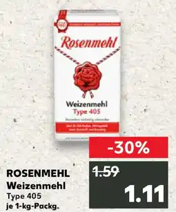 Kaufland Rosenmehl Weizenmehl Angebot