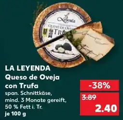 Kaufland LA LEYENDA Queso de Oveja con Trufa Angebot