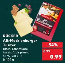 Kaufland RÜCKER Alt-Mecklenburger Tilsiter Angebot