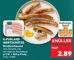 Kaufland K-PURLAND WERTSCHÄTZE Rostbratwurst Angebot