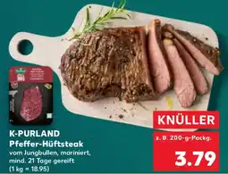 Kaufland K-PURLAND Pfeffer-Hüftsteak Angebot