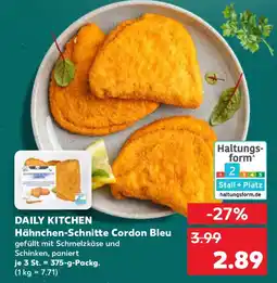 Kaufland DAILY KITCHEN Hähnchen-Schnitte Cordon Bleu Angebot