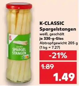 Kaufland K-CLASSIC Spargelstangen Angebot