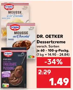 Kaufland Dr. oetker dessertcreme Angebot