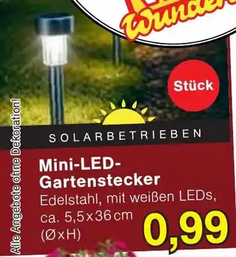 Wiglo Wunderland Mini-LED Gartenstecker Angebot