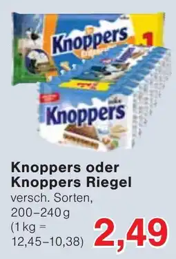 Wiglo Wunderland Knoppers oder Knoppers Riegel Angebot