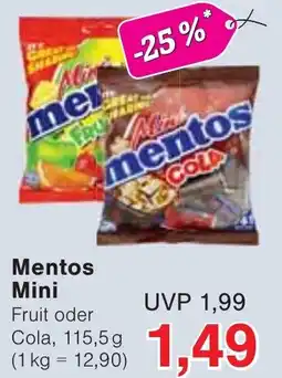 Wiglo Wunderland Mentos Mini Angebot