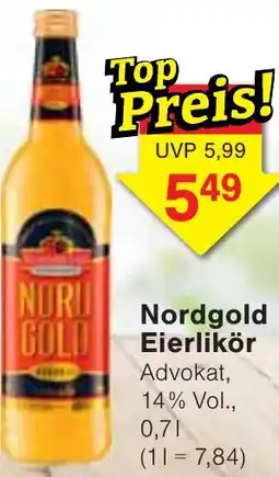 Wiglo Wunderland Nordgold Eierlikör Angebot