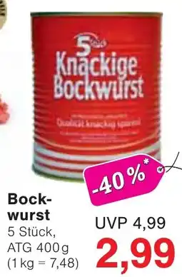 Wiglo Wunderland Bockwurst Angebot