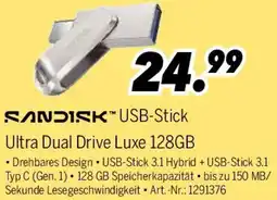 MEDIMAX SANDISK USB-Stick Ultra Dual Drive Luxe 128GB Angebot