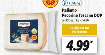 Lidl Italiamo pecorino toscano dop Angebot