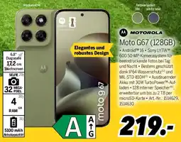 MEDIMAX MOTOROLA Moto G67 (128GB) Angebot