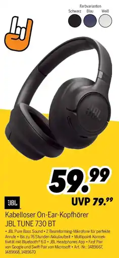 MEDIMAX Kabelloser On-Ear-Kopfhörer JBL TUNE 730 BT Angebot