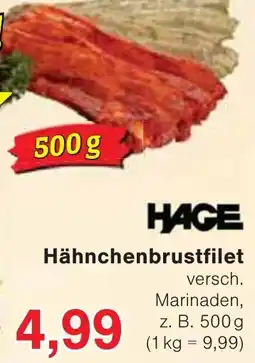 Wiglo Wunderland HAGE Hähnchenbrustfilet Angebot