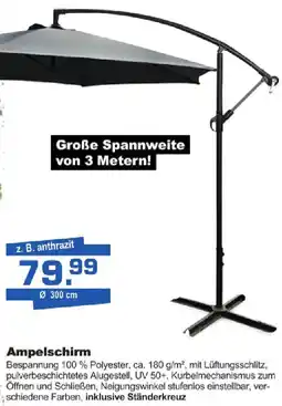 i&M Bauzentrum Ampelschirm Angebot