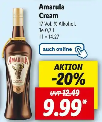 Lidl Amarula cream Angebot