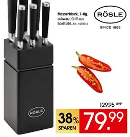 Zurbrüggen RÖSLE Messerblock, 7-tlg. Angebot