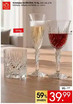 Zurbrüggen RCR Kristallglas-Set MELODIA, 18-tlg. Angebot