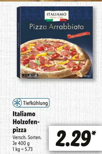 Lidl Italiamo holzofenpizza Angebot