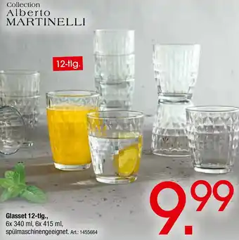 Zurbrüggen Collection Alberto MARTINELLI Glasset 12-tlg. Angebot