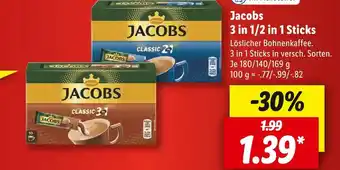 Lidl Jacobs 3 in 1/2 in 1 sticks Angebot