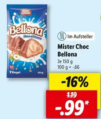 Lidl Mister choc bellona Angebot