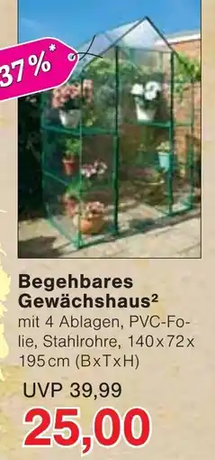 Wiglo Wunderland Begehbares Gewächshaus Angebot