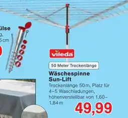 Wiglo Wunderland vileda Wäschespinne Sun-Lift Angebot