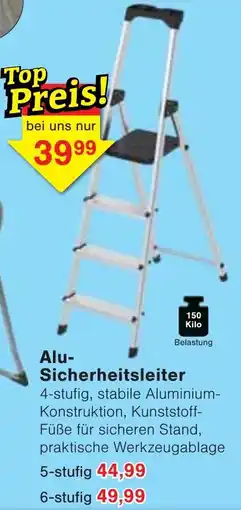 Wiglo Wunderland Alu Sicherheitsleiter Angebot