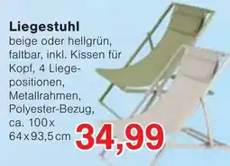 Wiglo Wunderland Liegestuhl Angebot