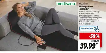 Lidl Medisana massagematte „mm 80l“ Angebot