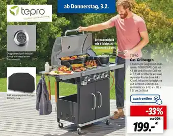Lidl Tepro gas-grillwagen Angebot