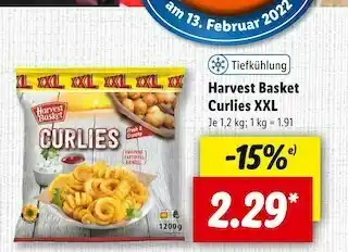 Lidl Harvest basket curlies xxl Angebot