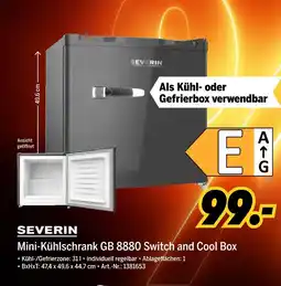 MEDIMAX Severin mini-kühlschrank gb 8880 switch and cool box Angebot