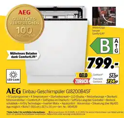 MEDIMAX Aeg einbau-geschirrspüler gi82000b4sf Angebot